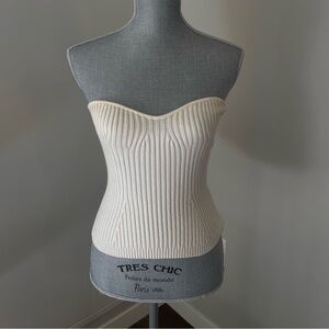 Sweater Tube Top